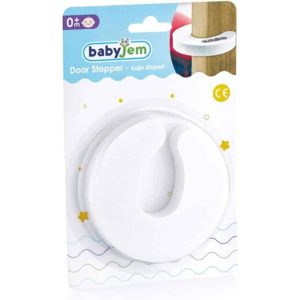 BabyJem 1110401 Butée de porte de sécurité Blanc
