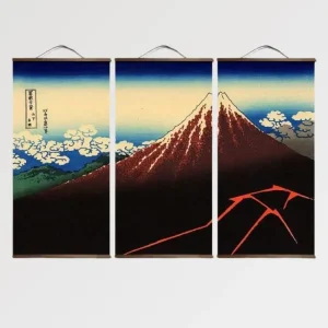Tableau Japonais Ancien 'Fuji Hakuro'