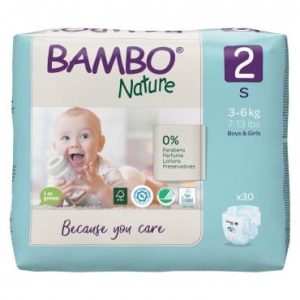 Couches Bambo Nature Taille 2 -3/6Kg